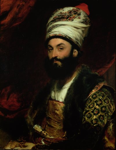 Porträt von Mirza Abul Hassan Khan, 1810 von Thomas Lawrence